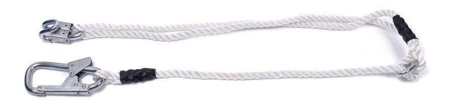 Adjustable Safety Lanyard for Fall Protection and Positioning