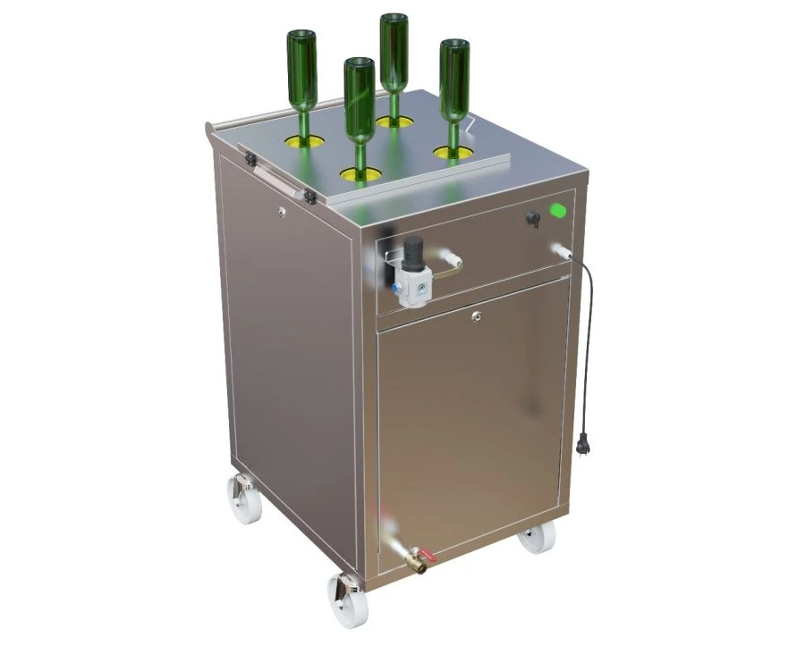 Mobile Bottle Washing Machine MБ-4 for Efficient Cleaning