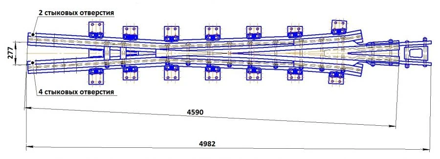 قطعة تقاطع من النوع R65 الطراز 1/9 مشروع N01.003.3000.00-03