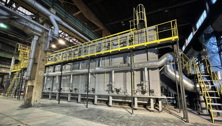 فرن غاز صناعي مع أرضية ثابتة، UTK