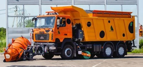 ED600AM3 Combined Road Machine based on MAZ-650126 Dump Truck
