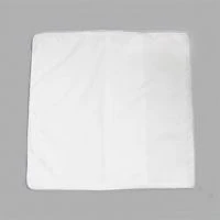White 35x35 Pillowcase with Concealed Zipper (Gabardine)