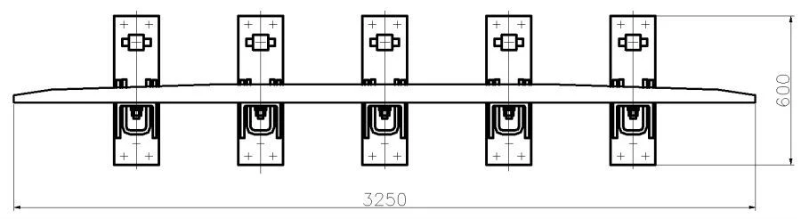 سكة تبديل الملف SP850 مع مجموعة كاملة من الوسائد والمثبتات لمشروع MP380.00