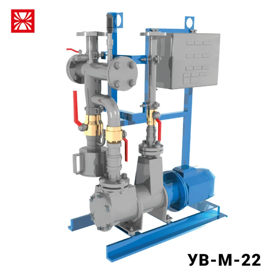 Vacuum Pumping Station with Shredding Pumps "UV-M-22