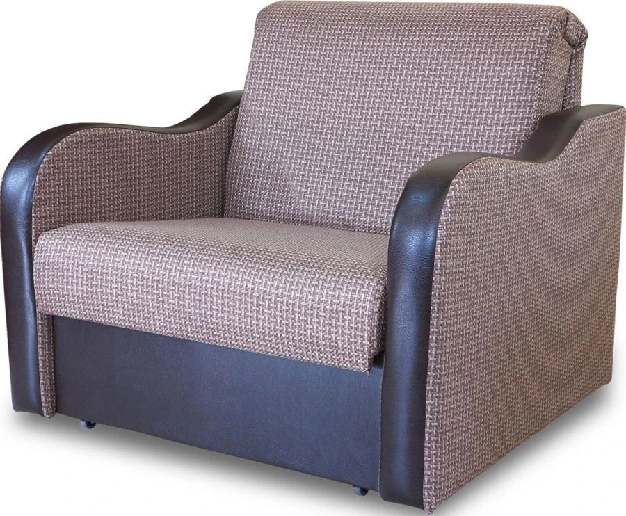 كرسي سرير بإطار خشبي ورغوة عالية المرونة