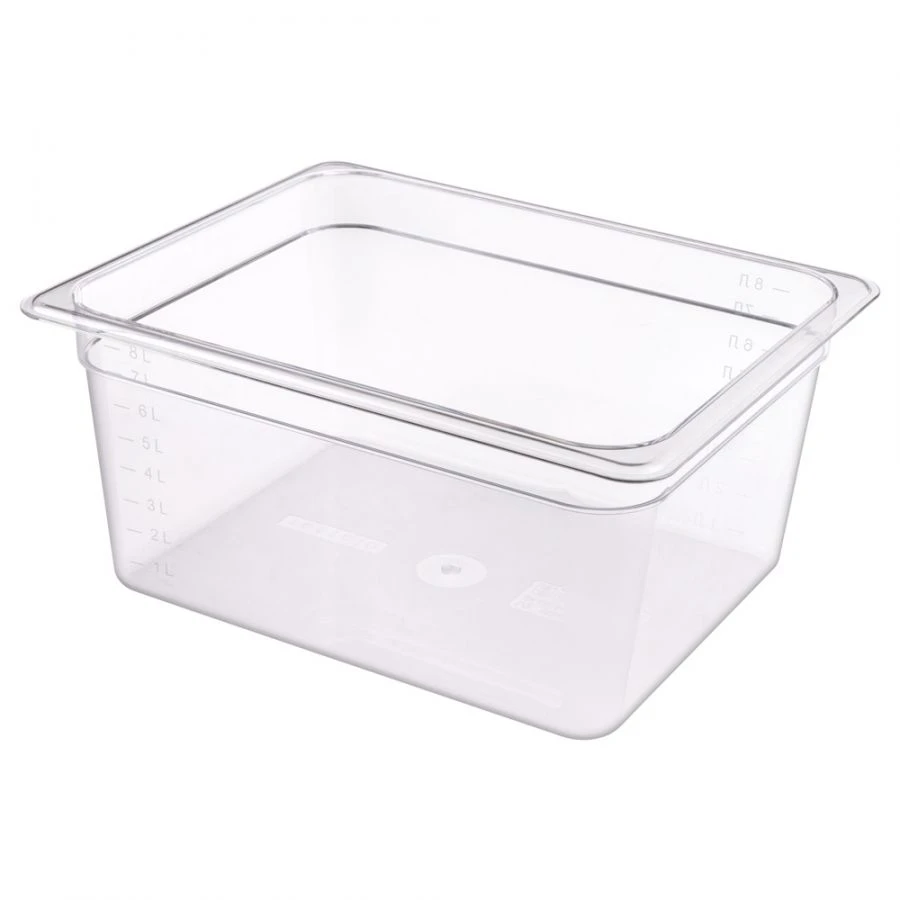 Transparent Polycarbonate Container "Gastro Container 1/2 H-150