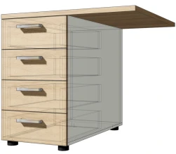 MAGNA Side Cabinet with 4 Drawers, Art. MT 12