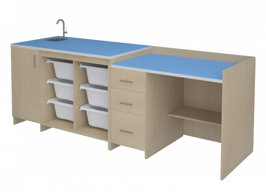 Demonstration Table with Plumbing AGAT 01.09.03