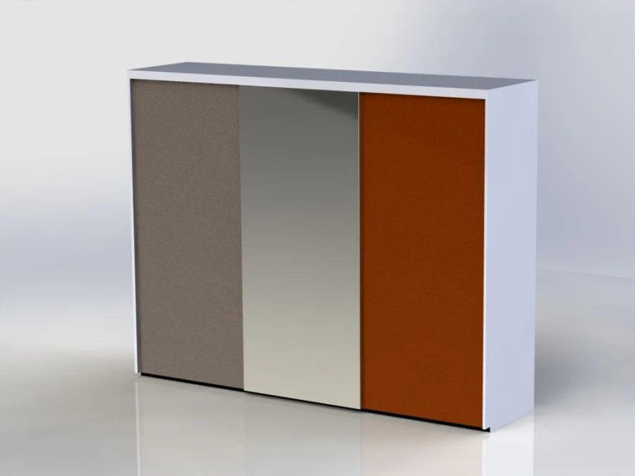 خزانة مدمجة مخصصة معدنية