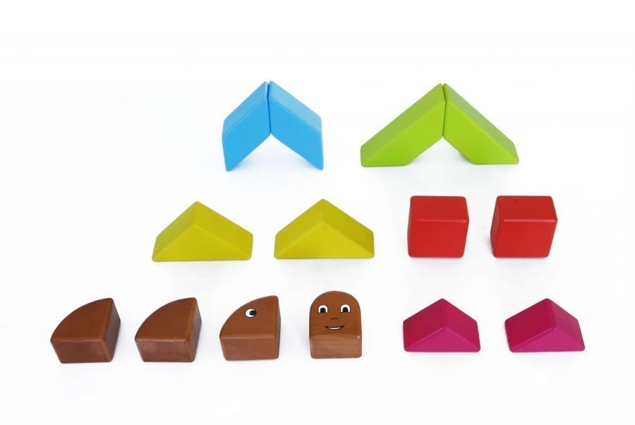 Magnetic Wooden Constructor for Creative Model Building - SEBICO