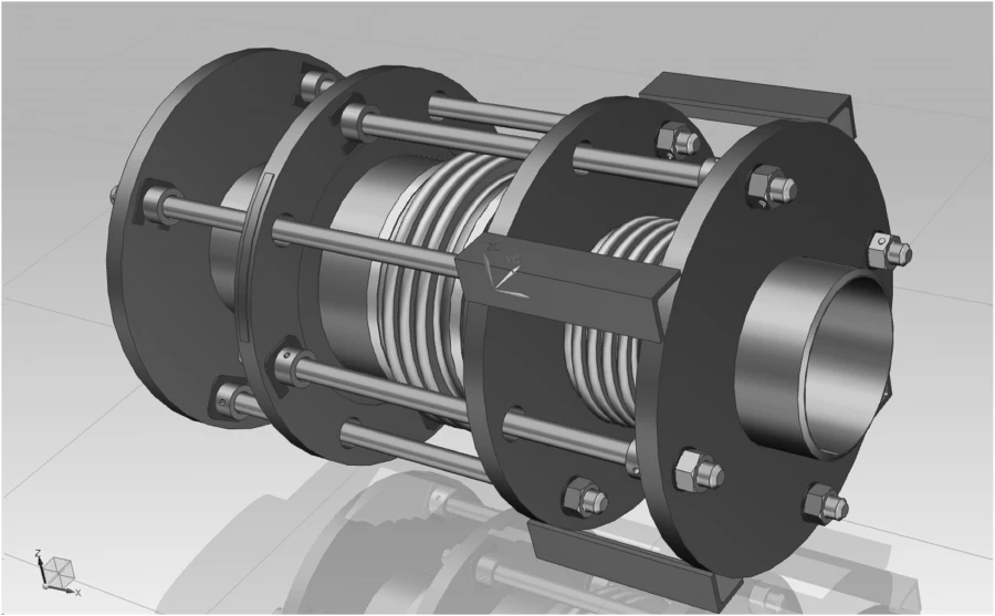 Standard Axial Bellows Compensator ASZ, 15mm to 5000mm Diameter