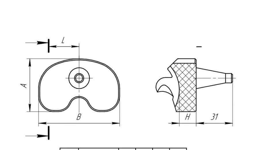 Sterile Large Tibial Insert 1/22.5mm, Article 17.01.225