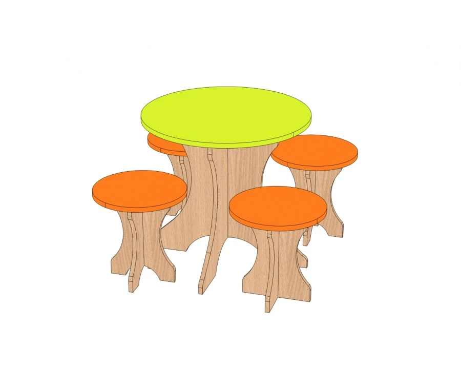 Children's Play Corner "Cafe-1" Model IU-K1