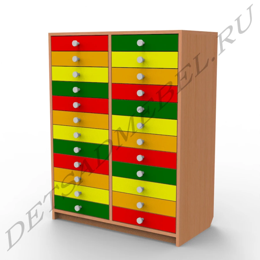 خزانة تخزين بـ 24 درج قابل للتخصيص