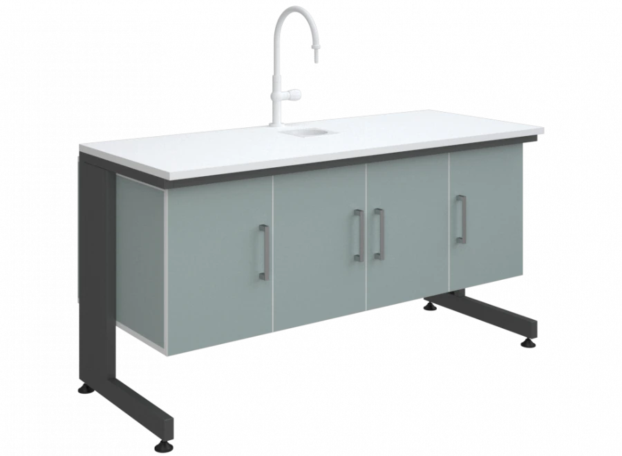 Laboratory Table with Sink Type 1 Low Model