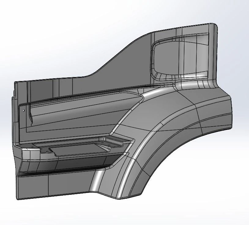 الجناح الأمامي الأيسر لشاحنة كاما 65205-8403017