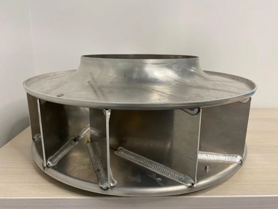 Airflow Fan Impeller for Seed Material Distribution ARVC.304165.001