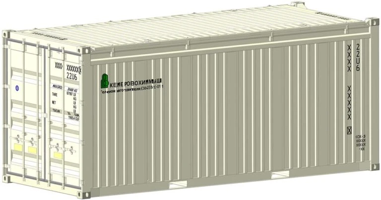Removable Roof Container for Dry Cargo Transport Model KSK-24