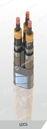 كابل طاقة بأسلاك نحاسية وعزل ورقي، 35 ك ف - نموذج COSB