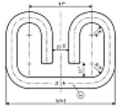 مشبك الربيع JBR CP 369 TU-1 لتثبيت السكك الحديدية