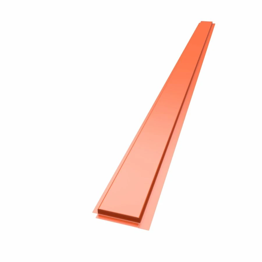 YAR Panel Linear Metal Facade Panel - Narrow 145x2470mm Orange 0.45mm