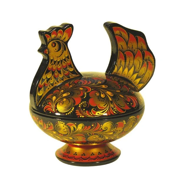 Chicken Shaped Candy Dish 175x175x145mm Model 14260175175