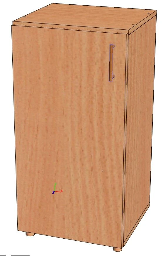 وحدة رف SU-3 مع 2 رف مغلق