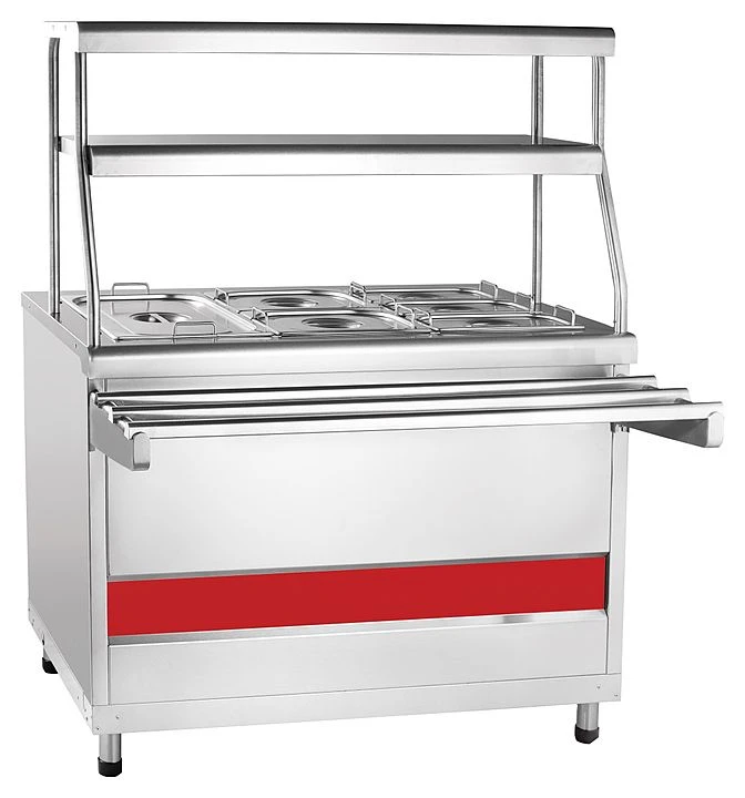 دافئ الطعام الكهربائي للمطبخ EMK-70KM مع رف ساخن