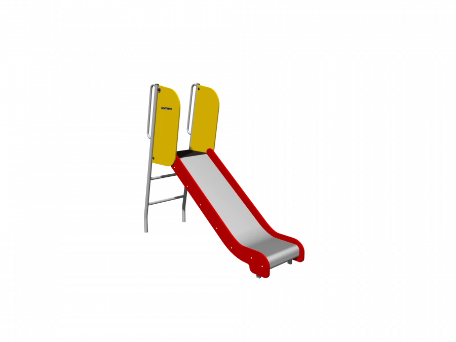 منزلق معدني مع منصة وحاجز أمان، رومانا 110.02.00