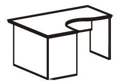 Stylish Administrator Desk - Series "Style V