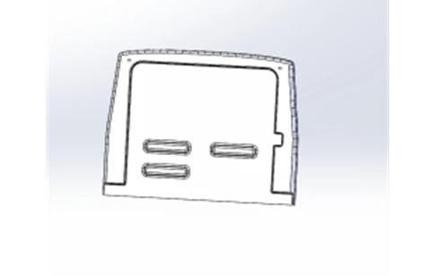 لوحة خلفية من الألياف الزجاجية البوليستر 4208-5303109-41