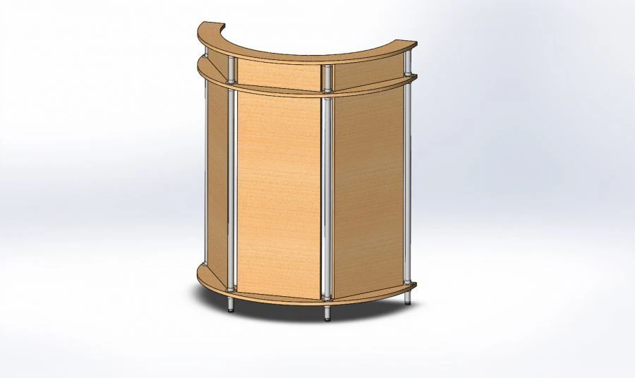 Wooden Podium for Presentations