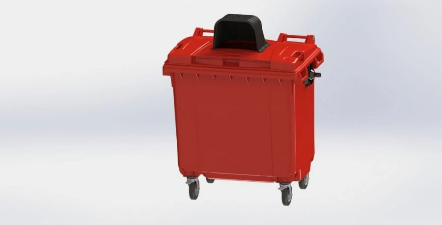 Mobile Waste Container 770L Model 26.C19.H