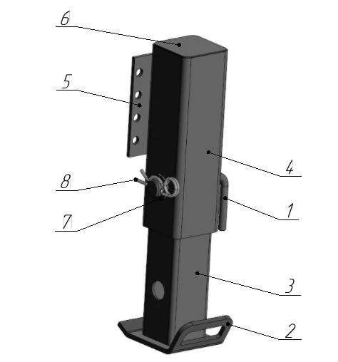 جهاز الدعم RIK لاستقرار المقطورة
