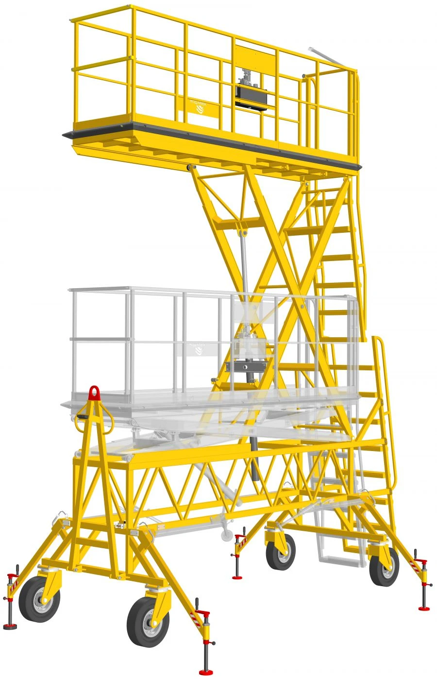سُلَّم الطائرات AS-12 لصيانة الطائرات