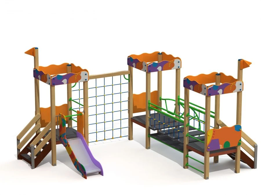 Children's Play Complex Graffiti 700mm H - DIC 3.121