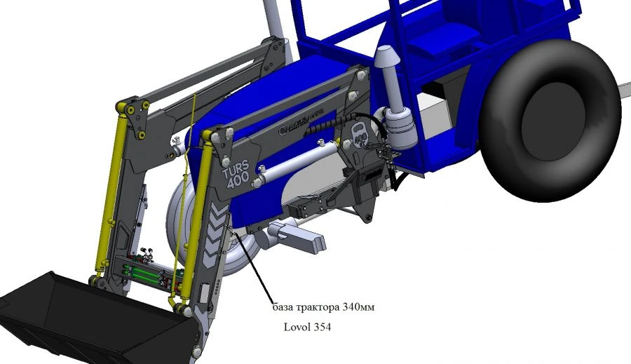 Universal Loader KUN(TURS)-400 Modification KUN(TURS)-400-0-L3