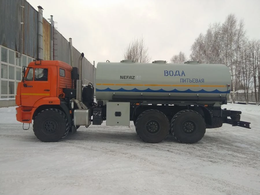 Nefaz 66065-A5 Fuel Tanker on Kamaz 43118-A5 Chassis with Kamaz 667.511-300 Engine