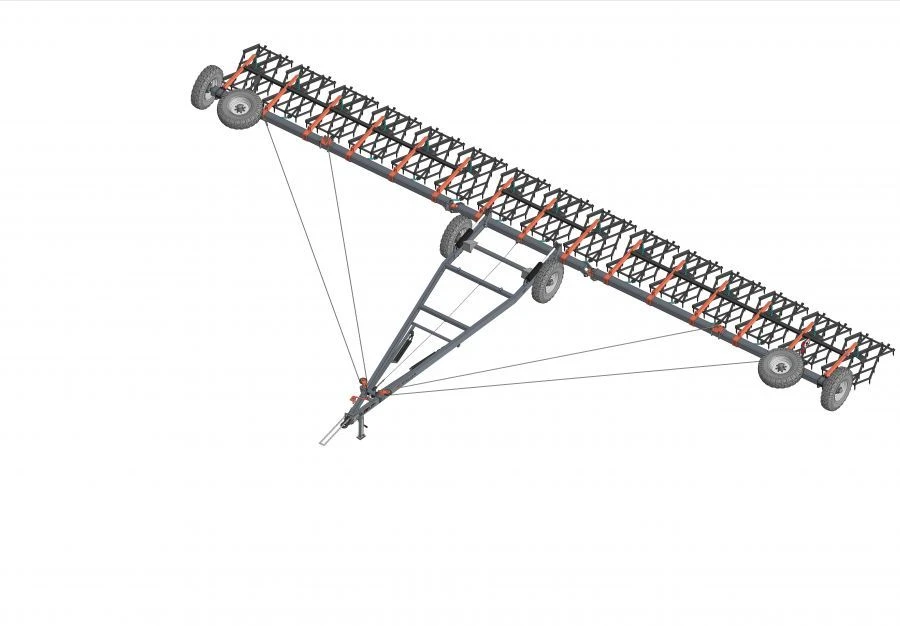 Medium Tooth Harrow BСЗ-25 for Soil Preparation
