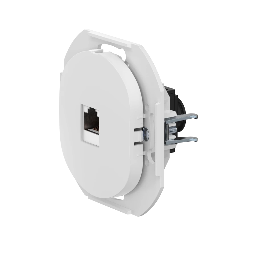 Computer Socket with Keystone RJ45 8P8C Cat.6A FTP, White, E616S.0