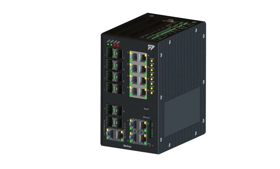 Industrial Ethernet Switch L2/L3 with PoE - InZer-2420PGEF