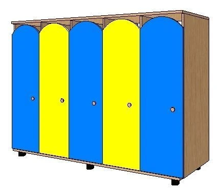 Sectional Clothes Cabinet on Legs Model FN.MDU.01.01.00.00.00