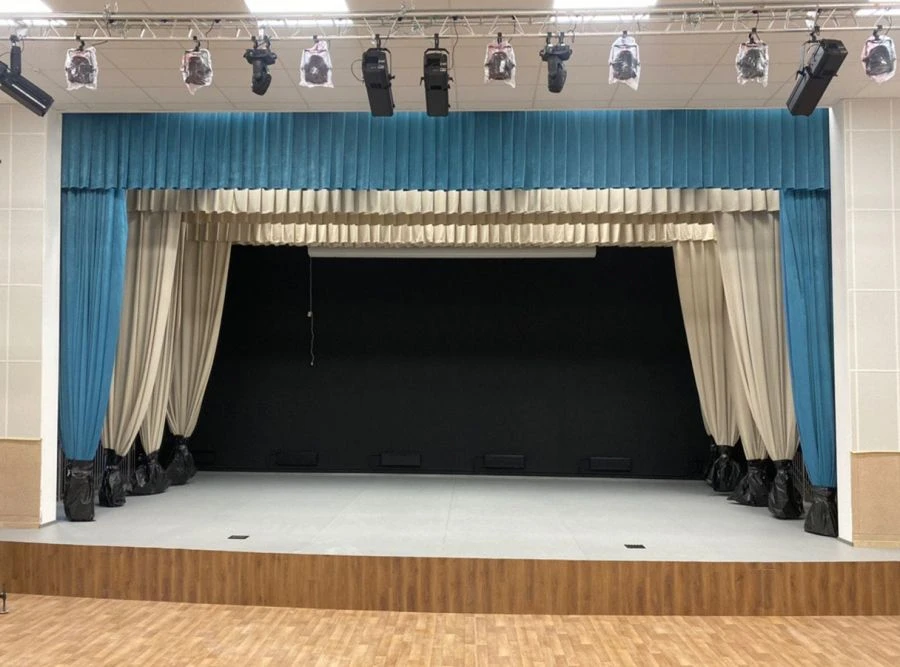 Stage Drapery for Scene Decoration - Paduge (Harlequin, Horizontal Cuts)