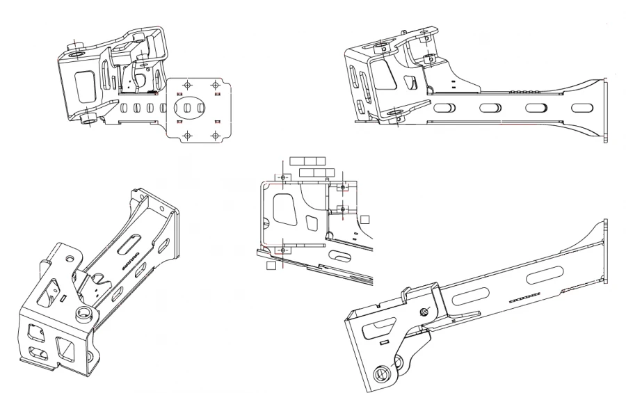 وحدة علامة يسار لآلة الزراعة DMC 6000، نموذج 114469