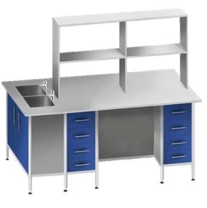 Island Work Table for Two Workstations KSSL 2-02E