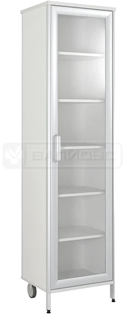 خزانة طبية بملف ألمنيوم، باب واحد، SHMSK