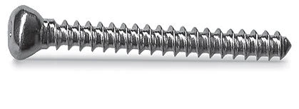 Cortical Screws Ø 4.5 mm, Length from 10 to 150 mm, Pitch 1 mm, Article 409.0XX