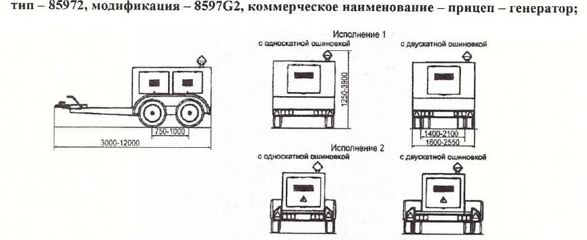 Mobile Generator Trailer 8597G2
