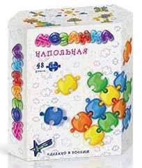 مجموعة الموزاييك الأرضية مع 48 قطعة للعب الإبداعي