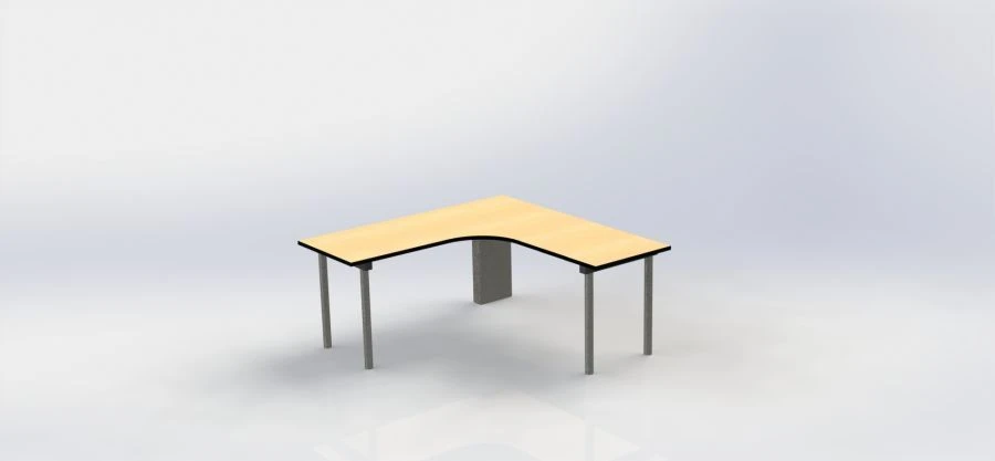 Customizable Metal Office Desk for Personalized Dimensions